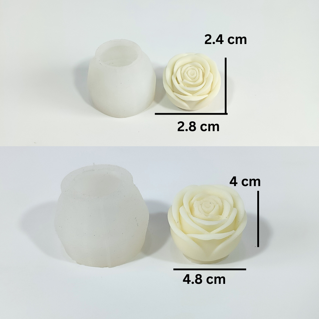 Rose Candle Mold (Combo)