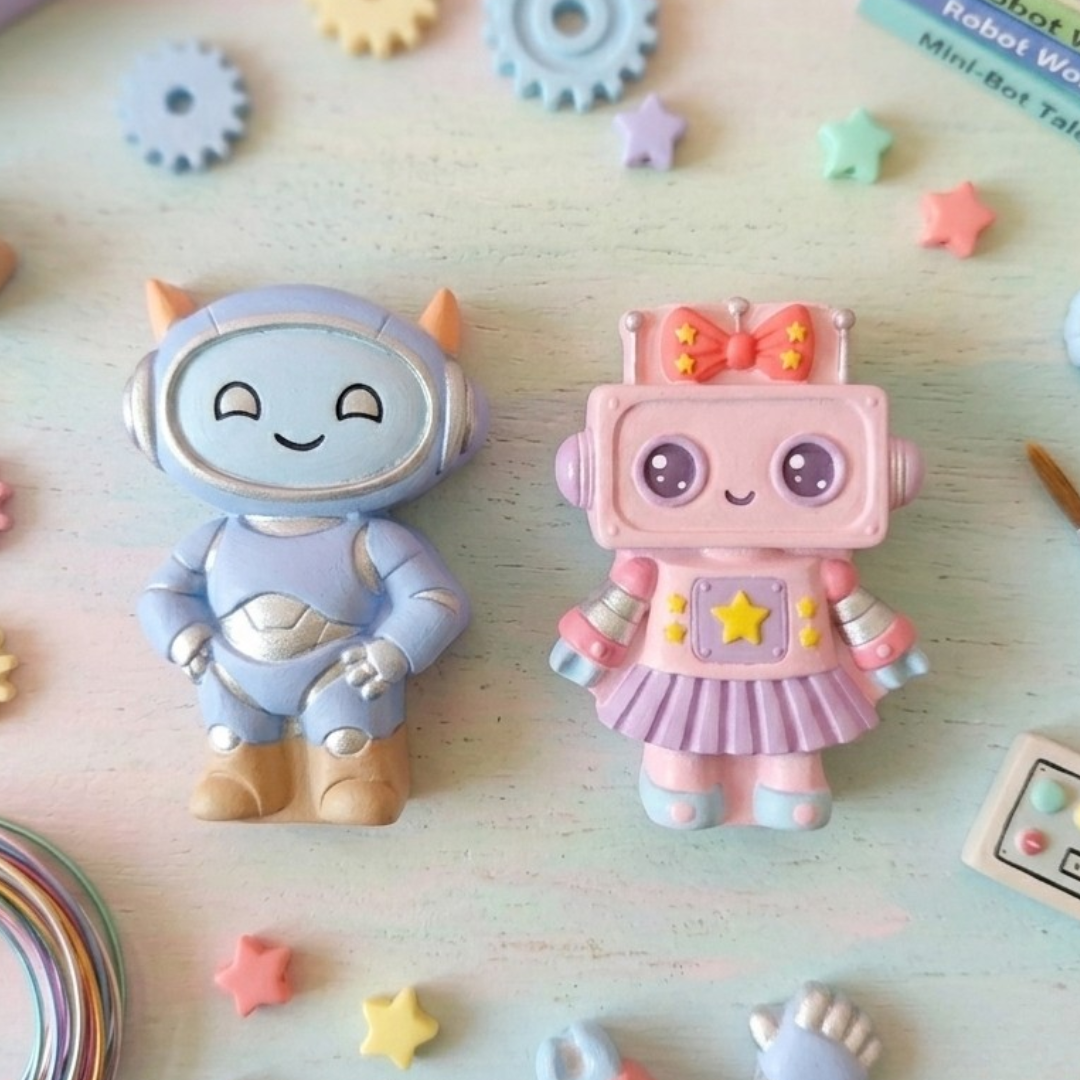 Girl Robo Silicone Mold
