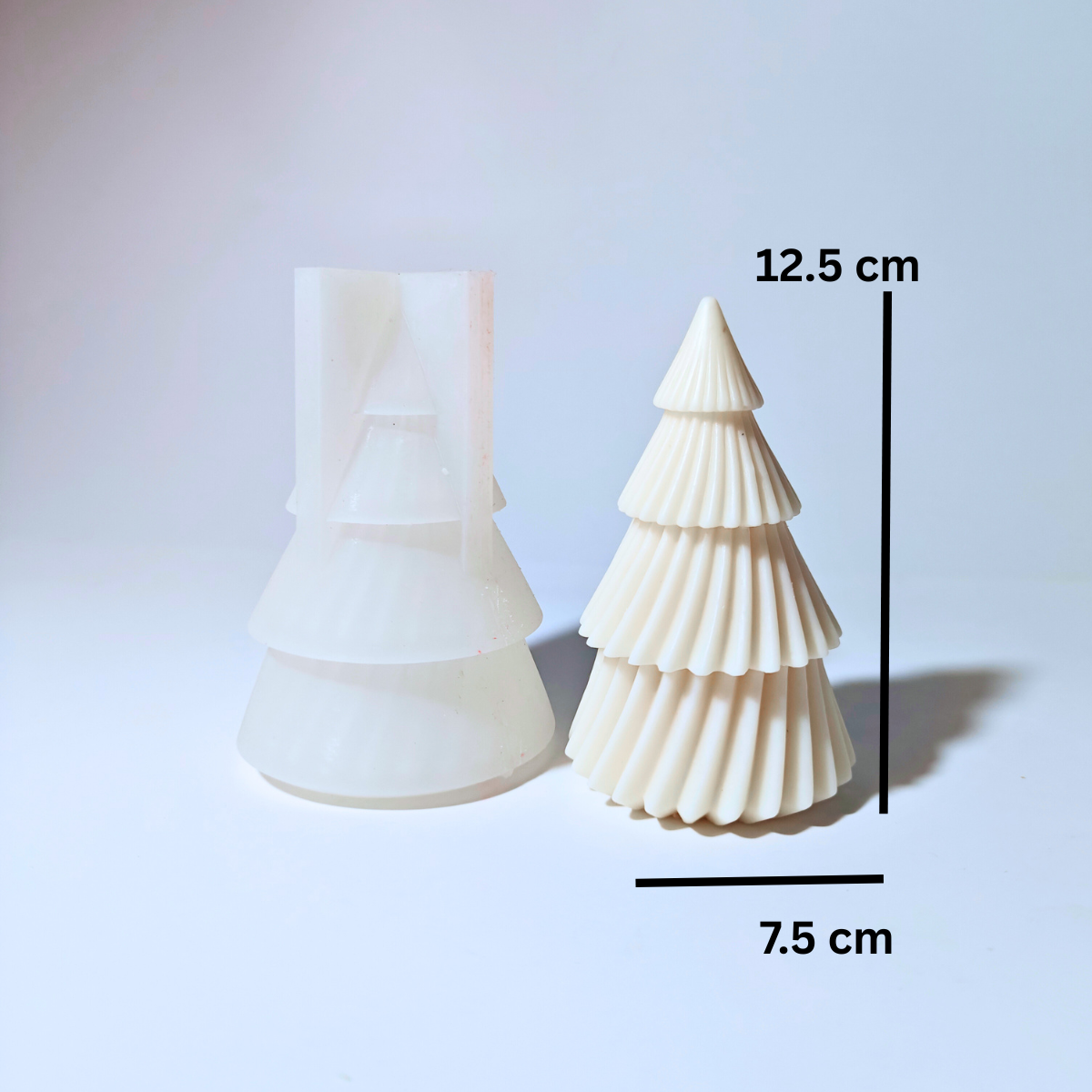 Christmas Tree Candle Mold (L)