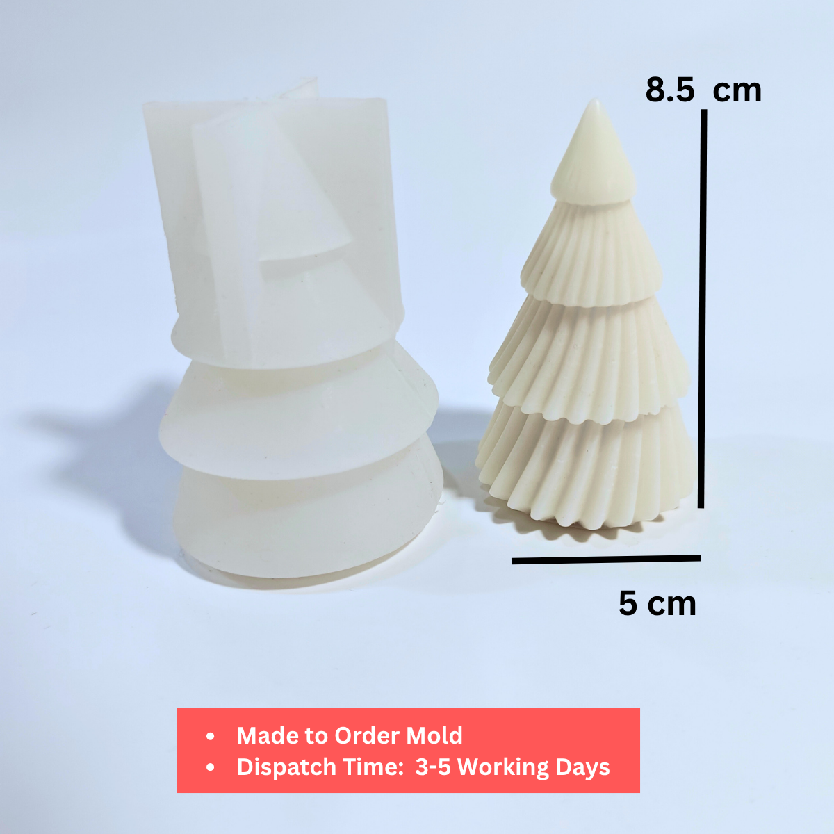 Christmas Tree Candle Mold (M)