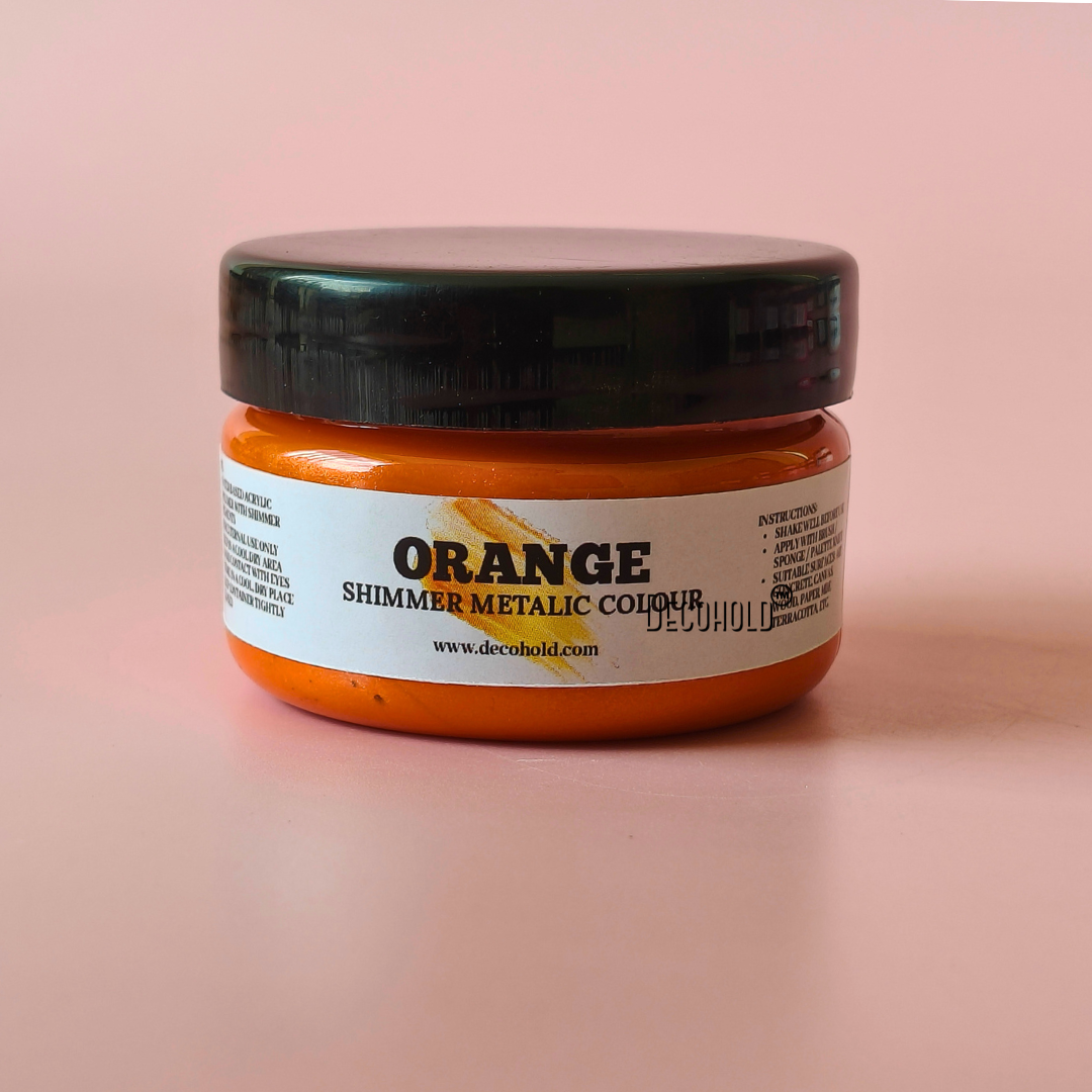 Orange Metaliic Colour 50ml