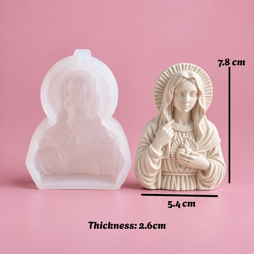 Mother Mary Silicone Mold