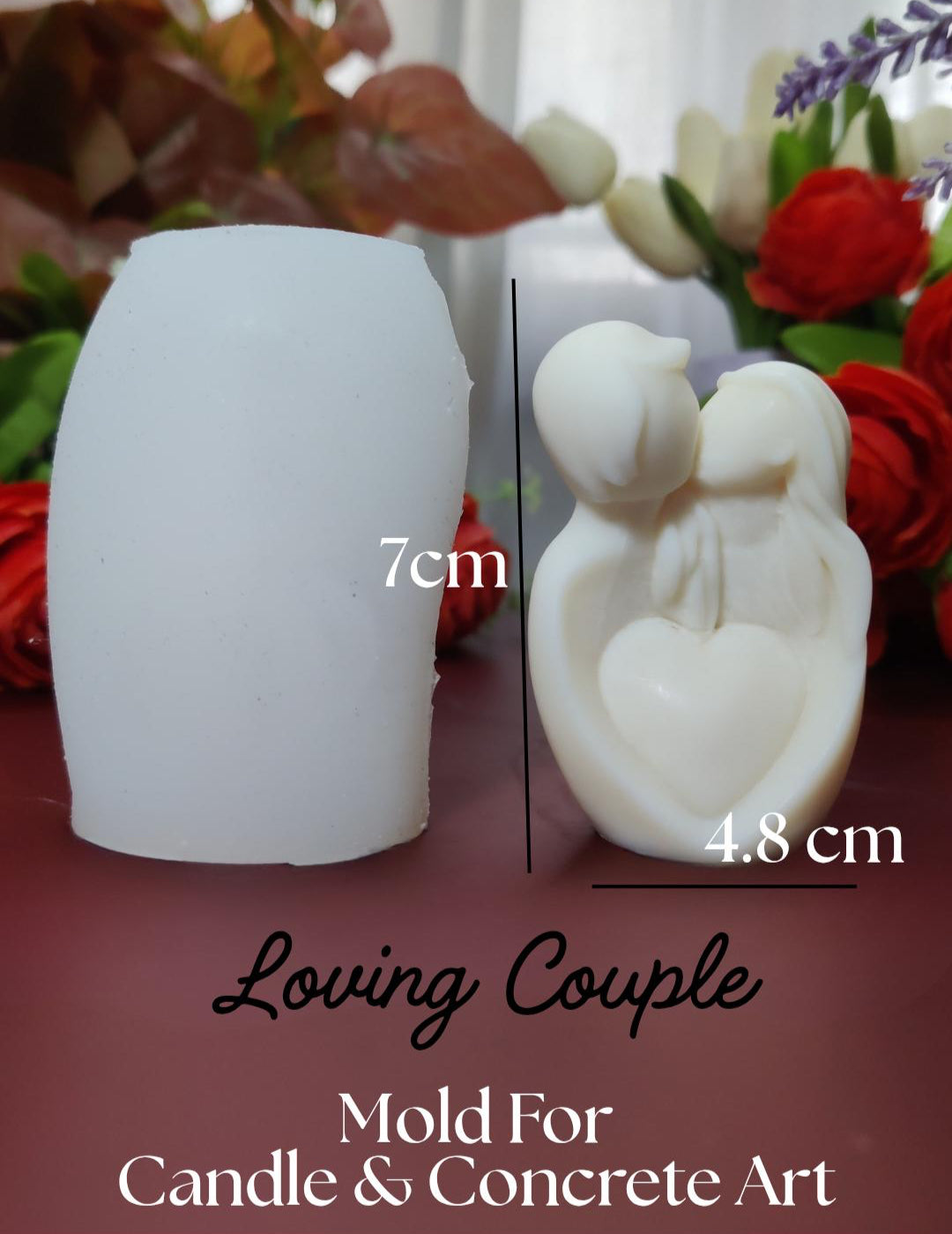 Loving Couple Candle Mold