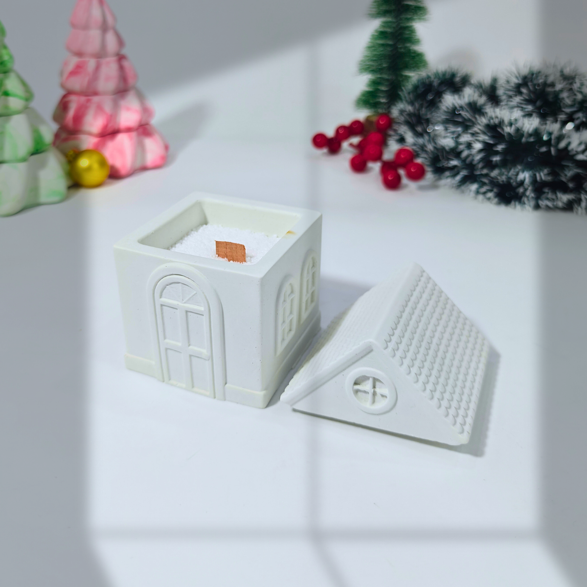 Holiday Home Jar Mold