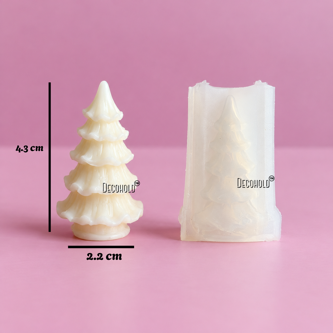 Snowy Frost Tree Silicone Mold (S)