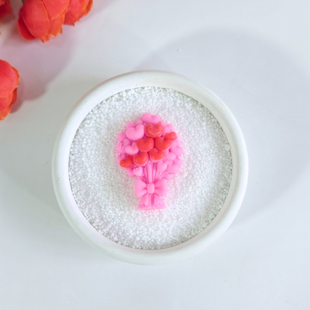 Balloon Hearts Candle Topper Mold