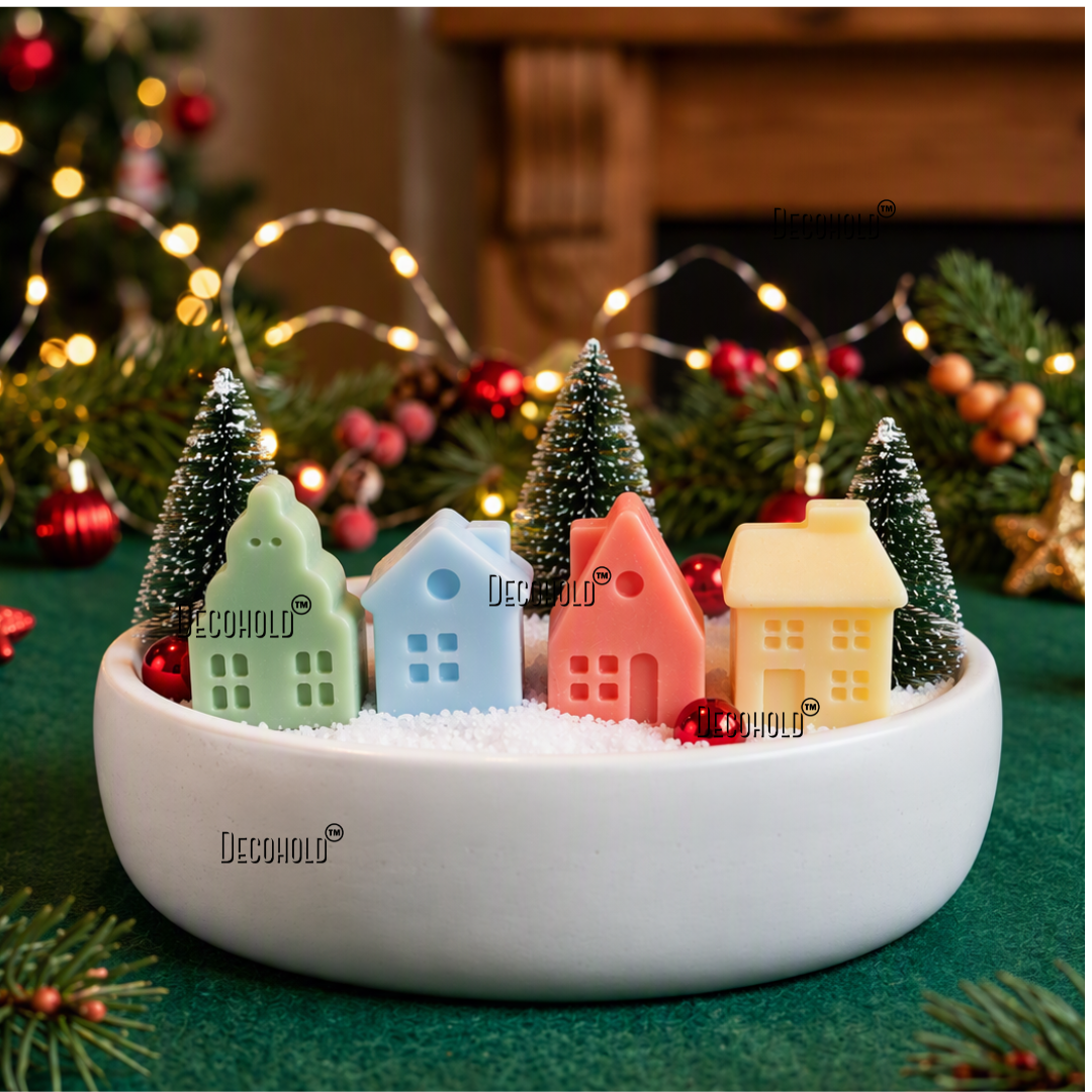 Mini Houses Silicone Mold