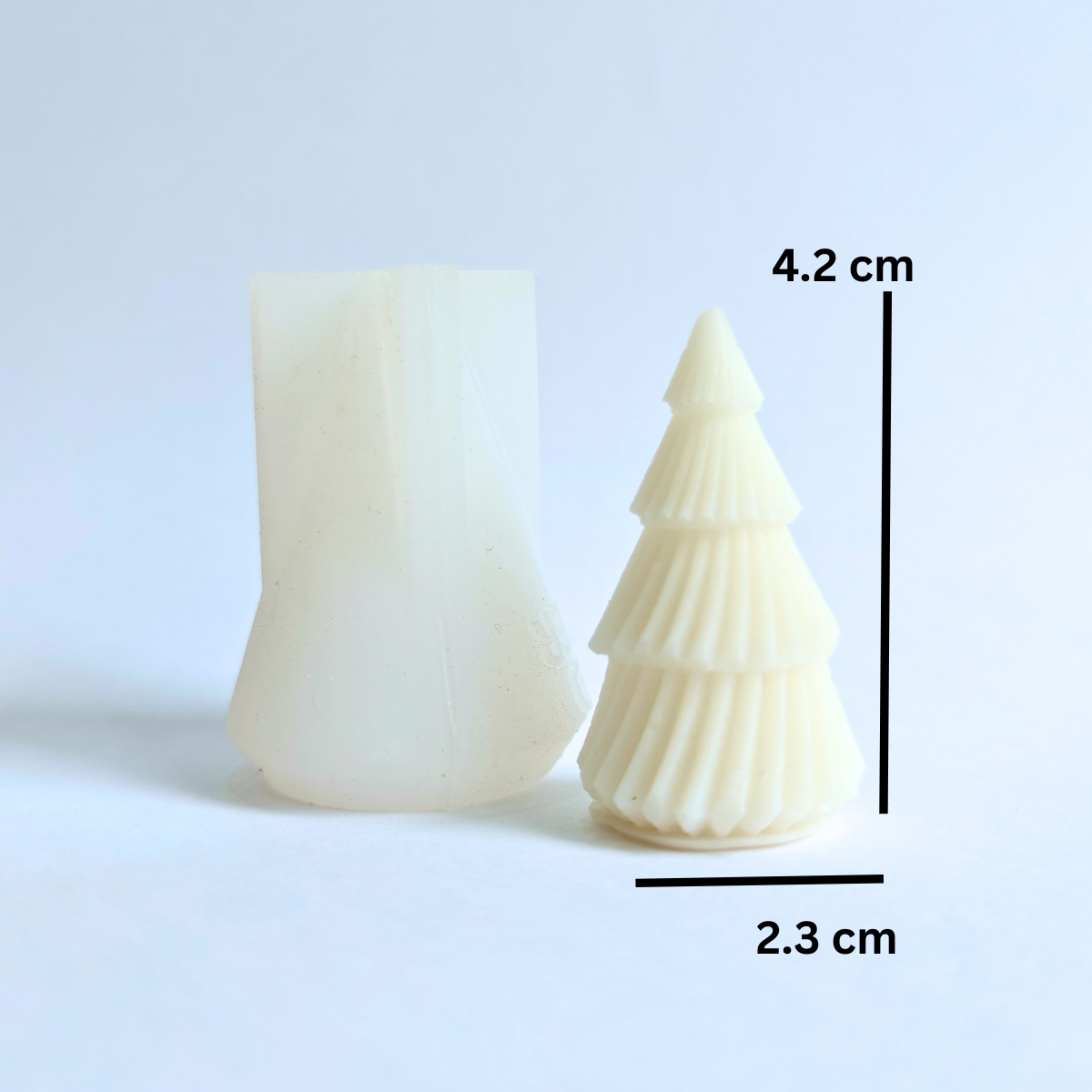 Christmas Tree Candle Topper Mold