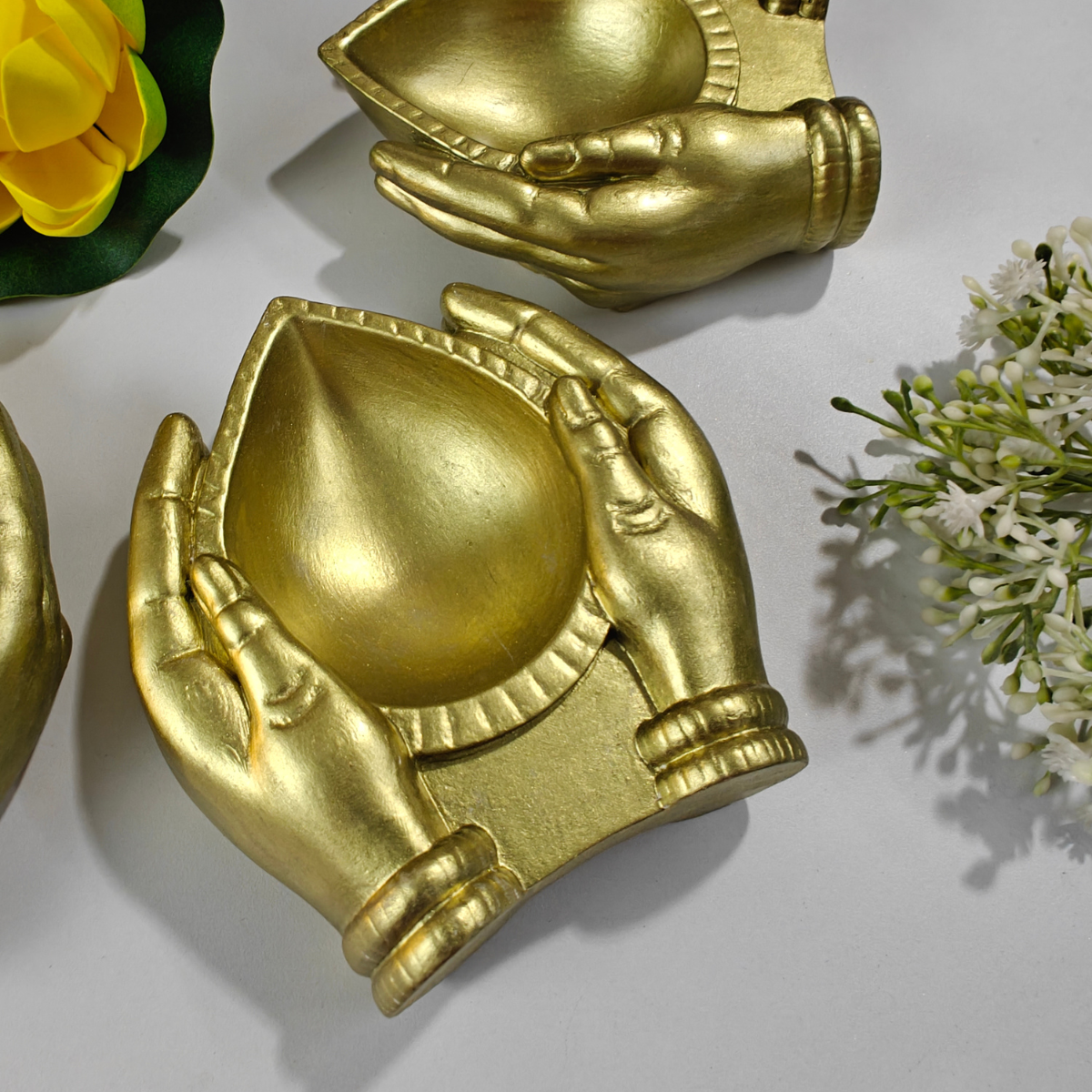 Arpan Diya Mold for concrete diy art and handmade products for festivals and diwali