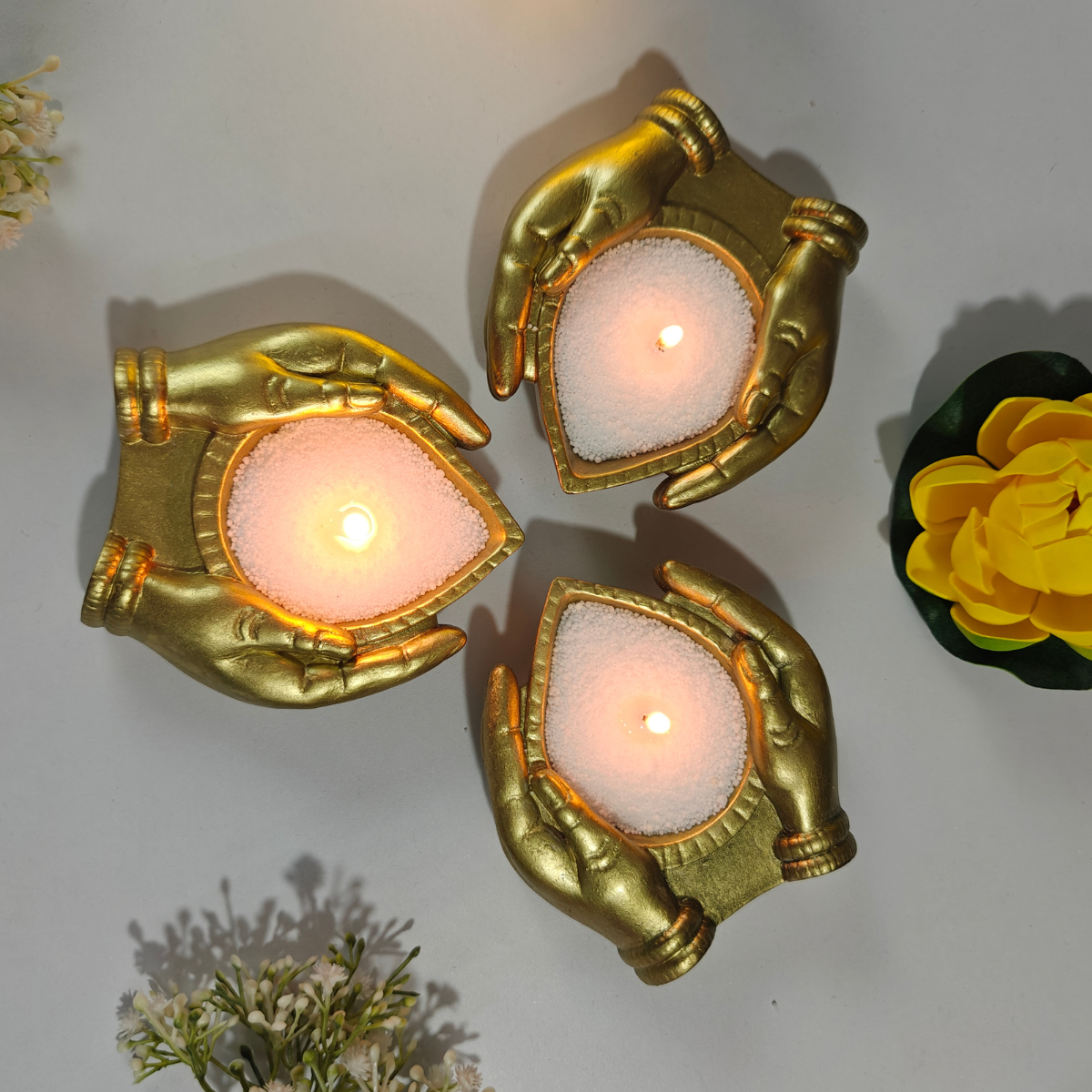 Arpan Diya Mold for concrete diy art and handmade products for festivals and diwali