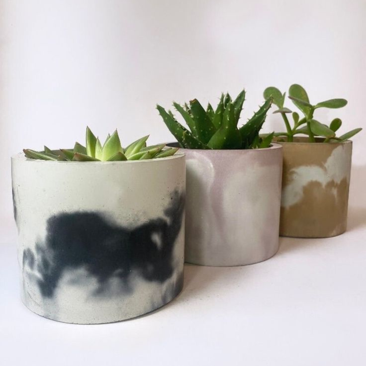 Canister Planter Mould for jesmonite, concrete, cement for diy handmade crafts and art