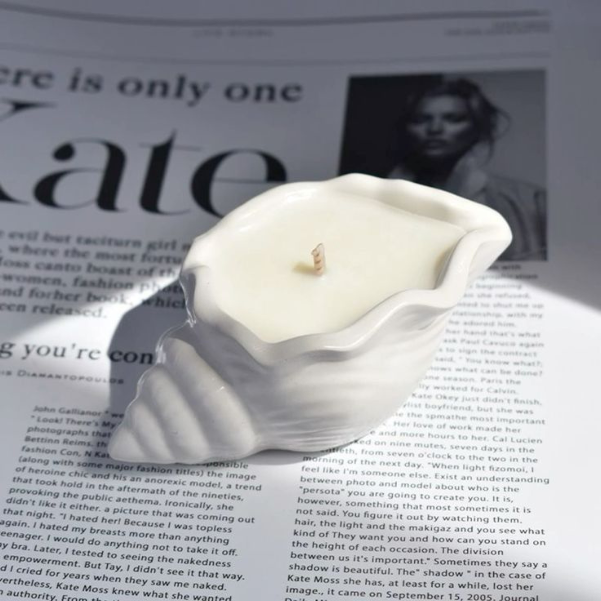 Conch Shell Candle Holder Jar mould for diy concrete cement jesmonite resin art decor