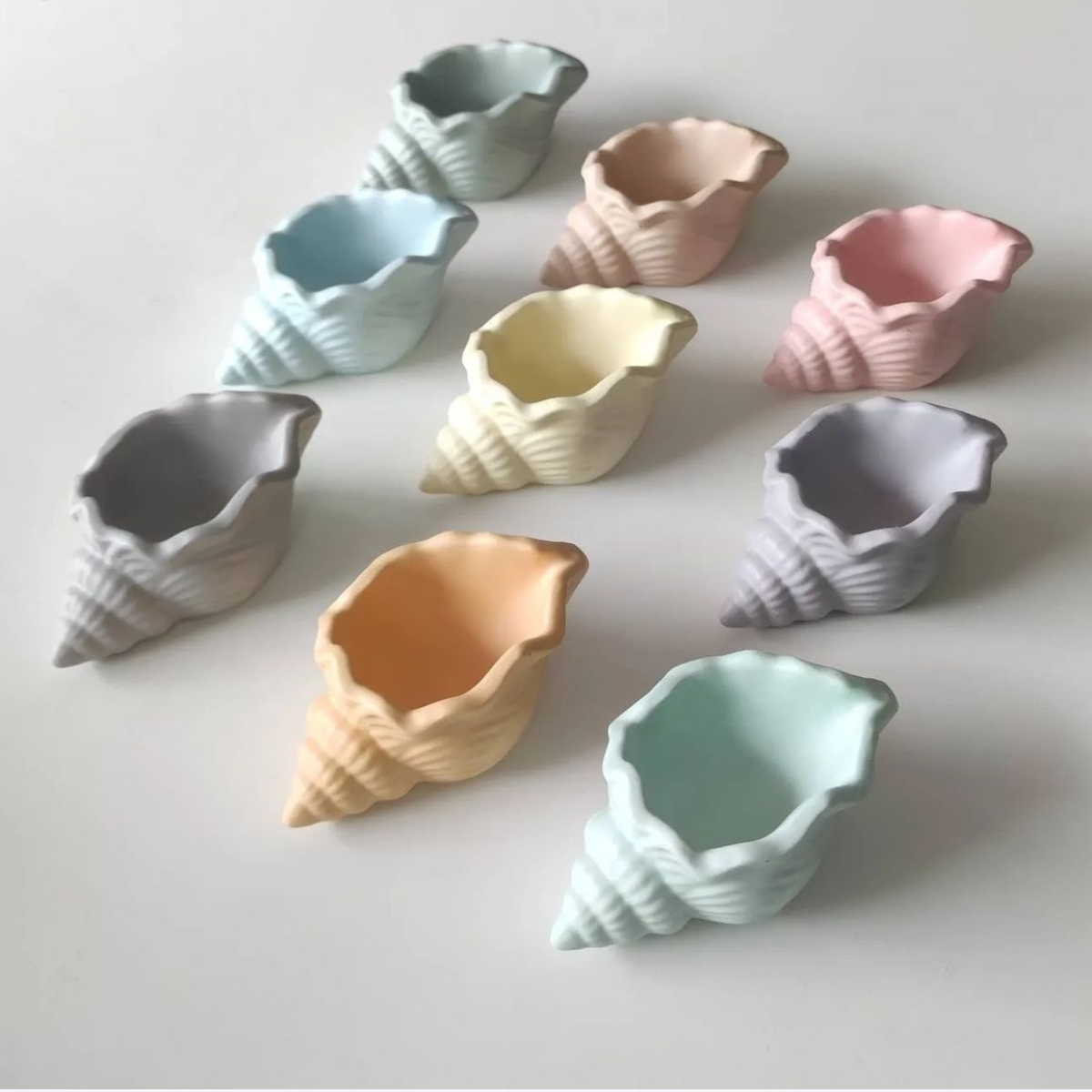 Conch Shell Candle Holder Jar mould for diy concrete cement jesmonite resin art decor