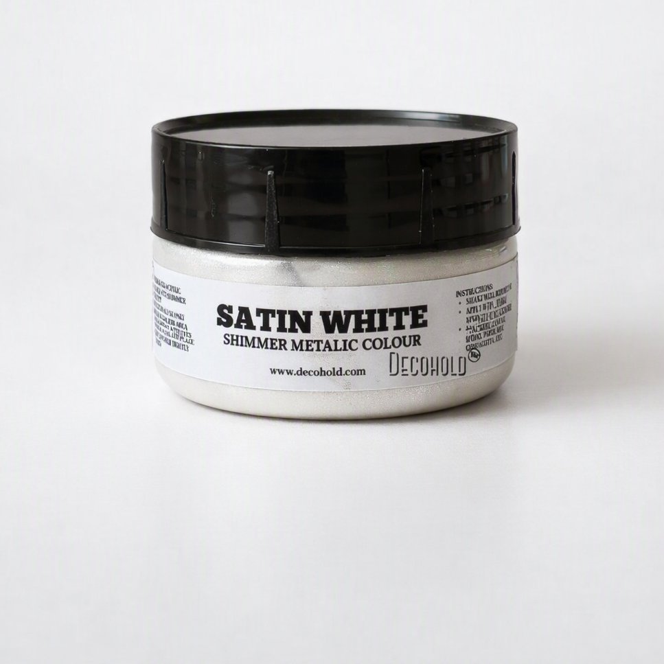 Satin White Metallic Colour 50ml