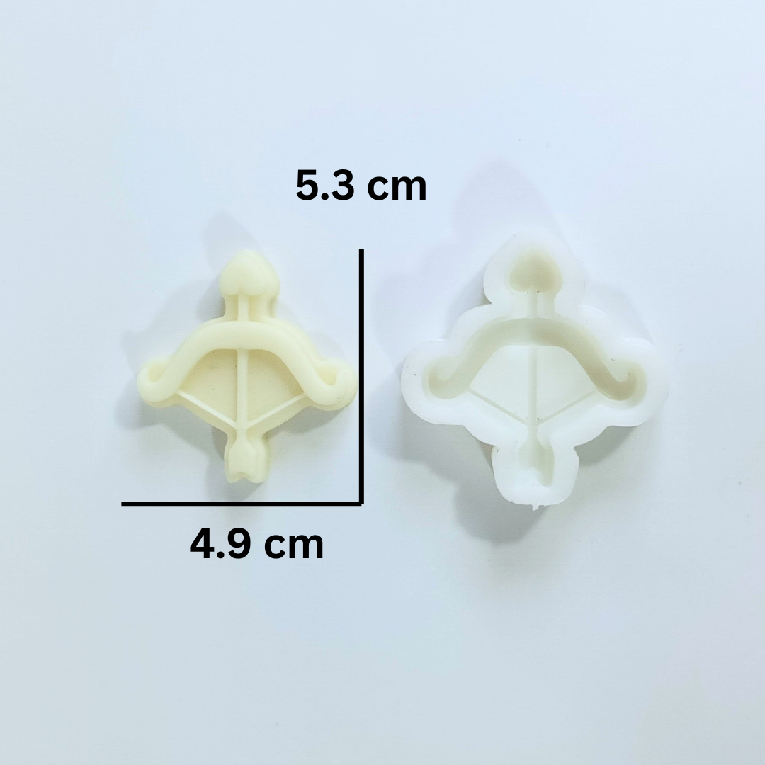 Cupid's Arrow Candle Topper Mold