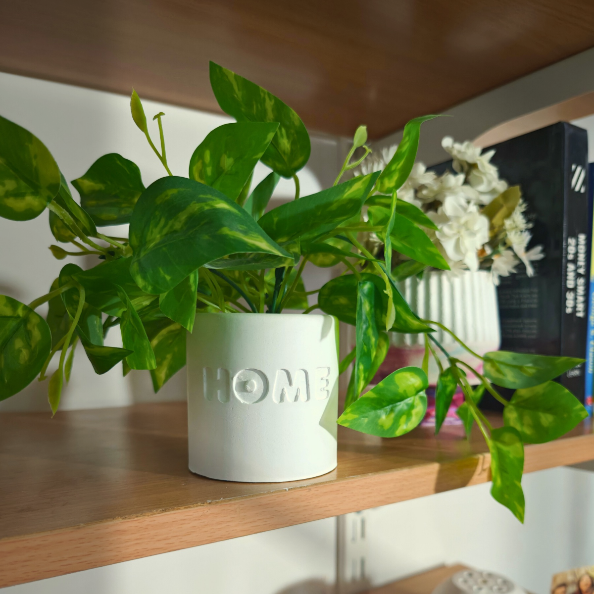 Home Text Planter Mould for jesmonite, concrete, cement for diy handmade crafts and art