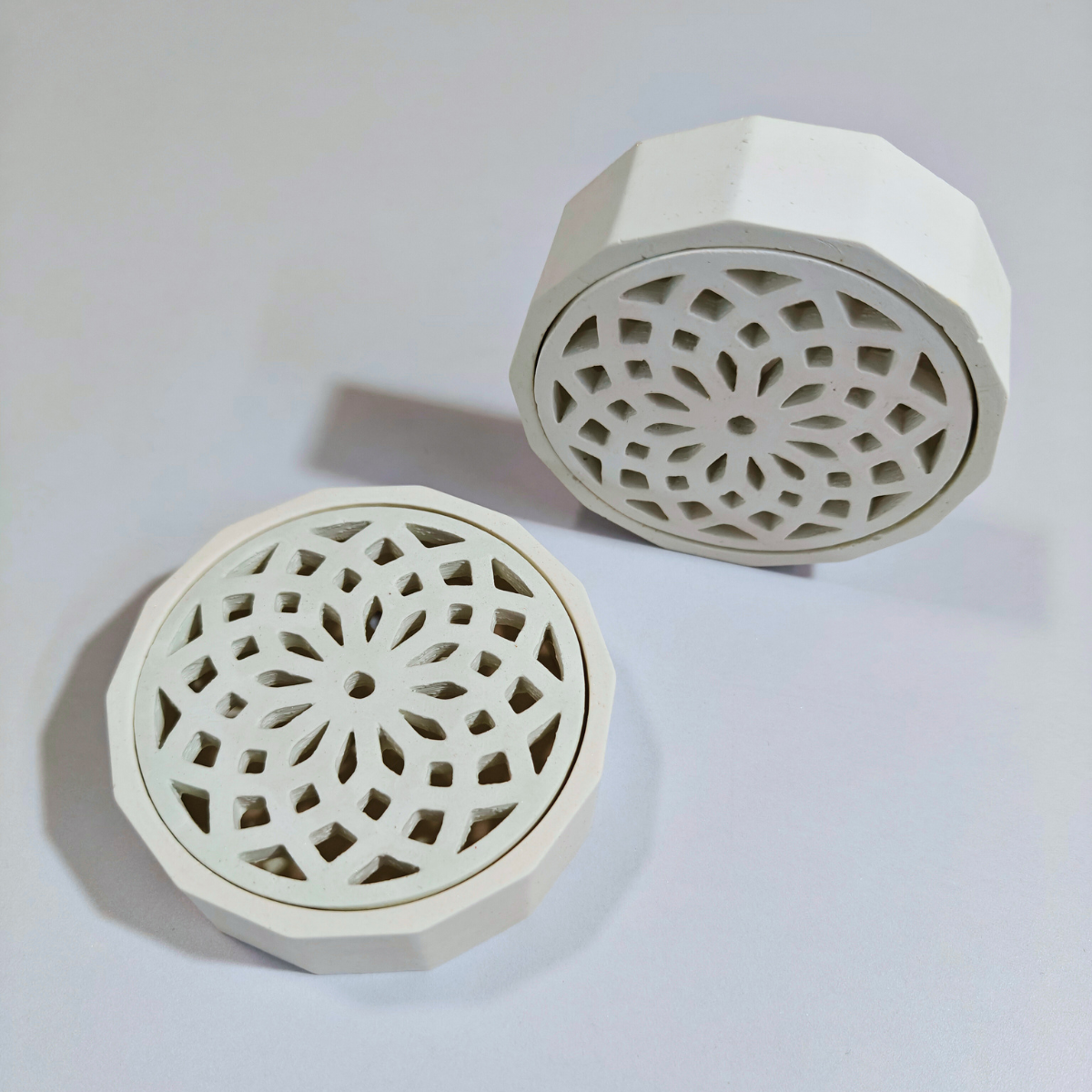 Jharokha Light Decor Mold used for concrete art and jesmonite art for light decor display