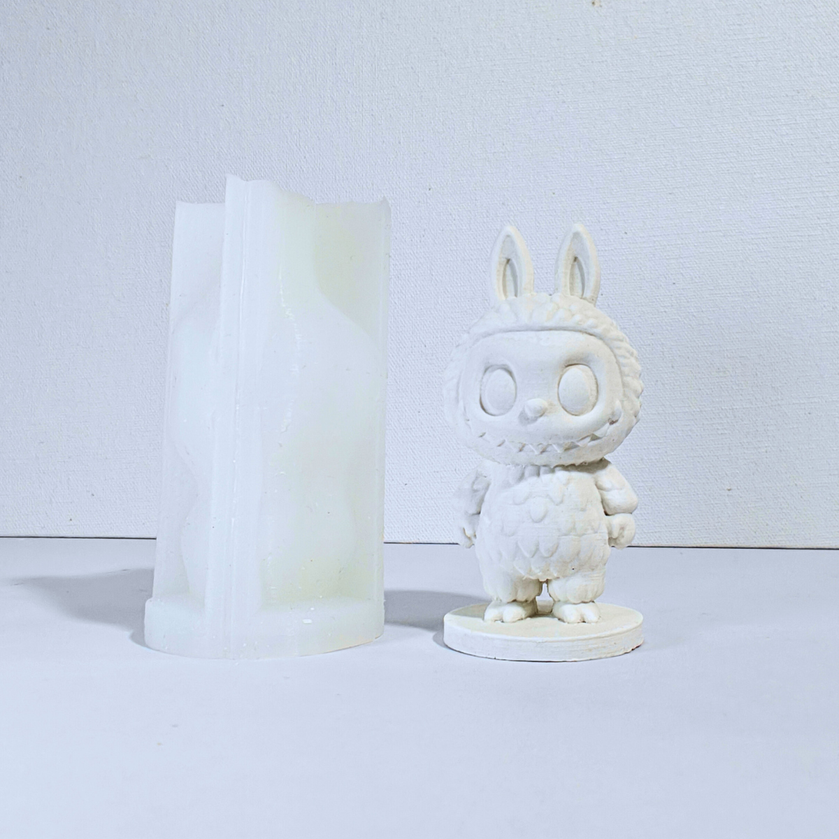 Labubu mould for concrete and candle handmade decor diy