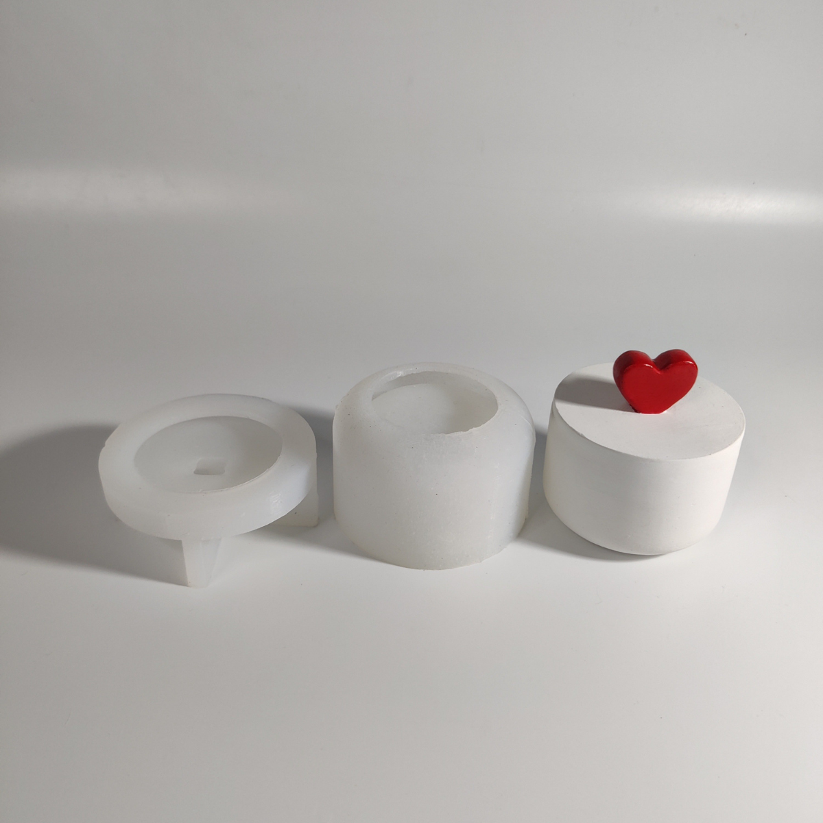 Love In The Air Jar + Lid Mould for jesmonite, concrete, cement for diy handmade crafts and art