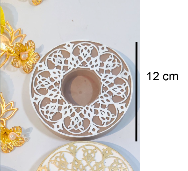 Ajrakh Tea Light Holder Mold