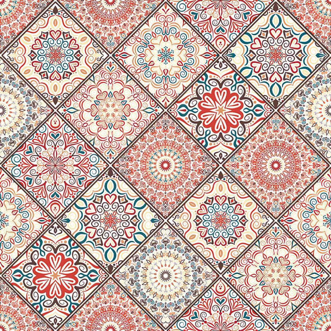 Tiles Pattern Decoupage Tissue