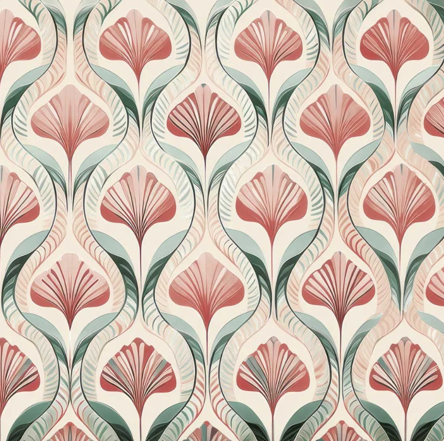 Ethnic Leaf Pattern Decoupage (1 Tissue)
