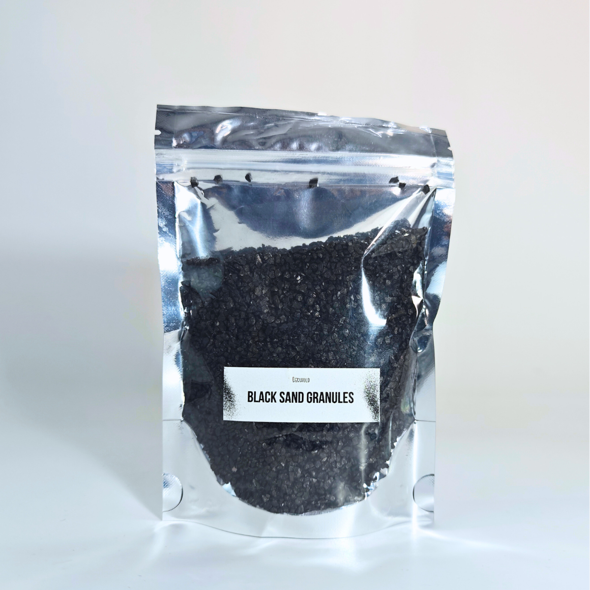 black sand granules
