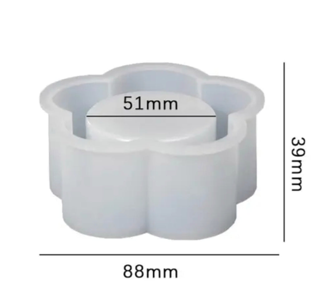 blossom flower tealight holder mould