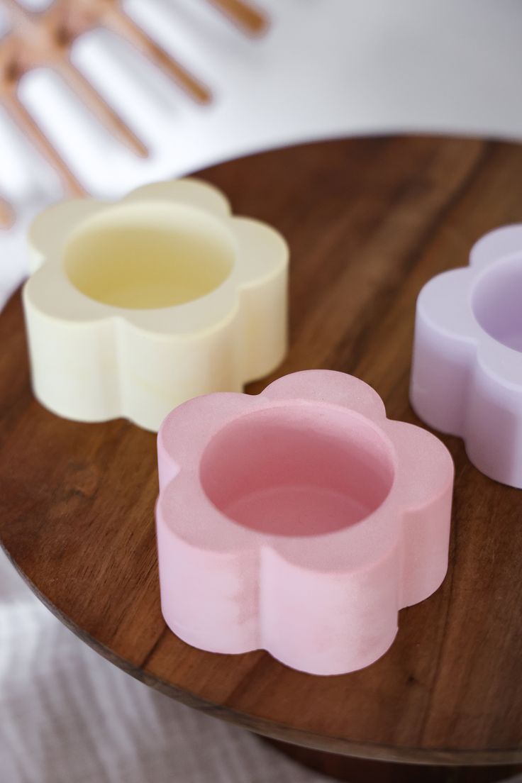 blossom flower tealight holder mould