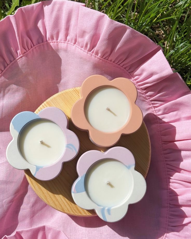blossom flower tealight holder mould