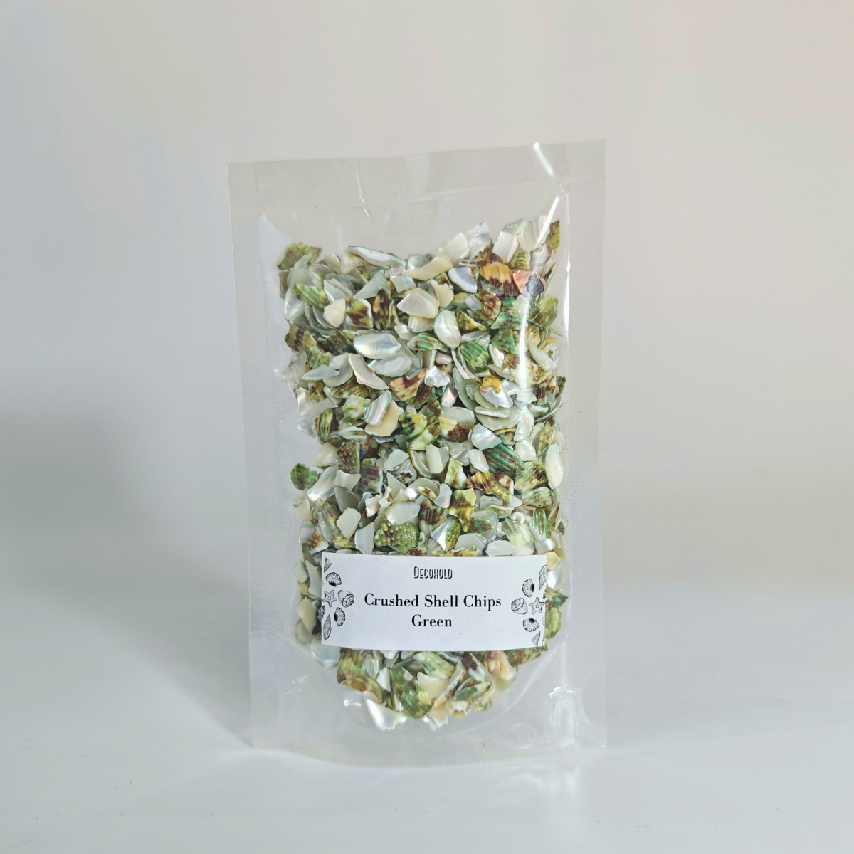 green crushed shells