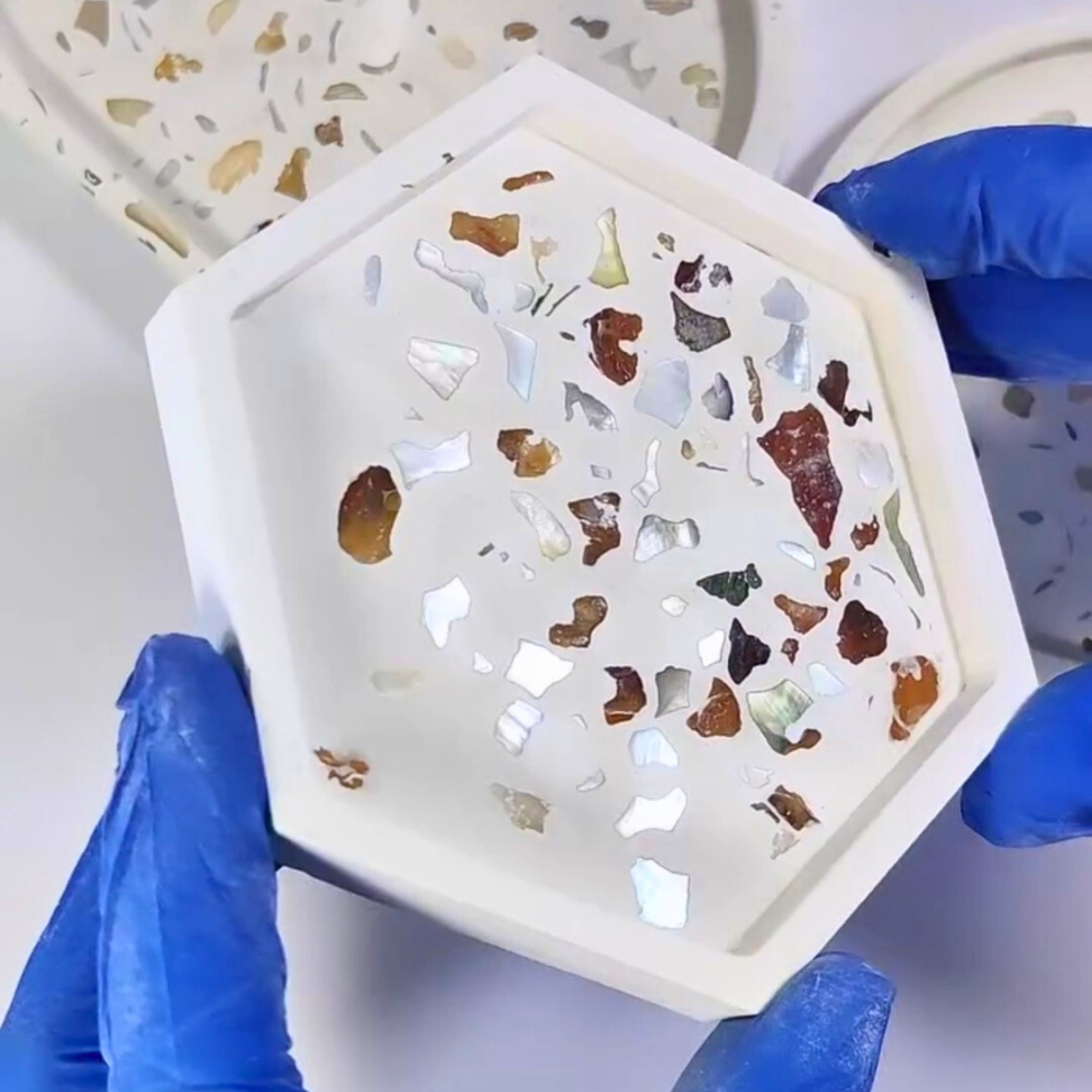 mother of pearl shells