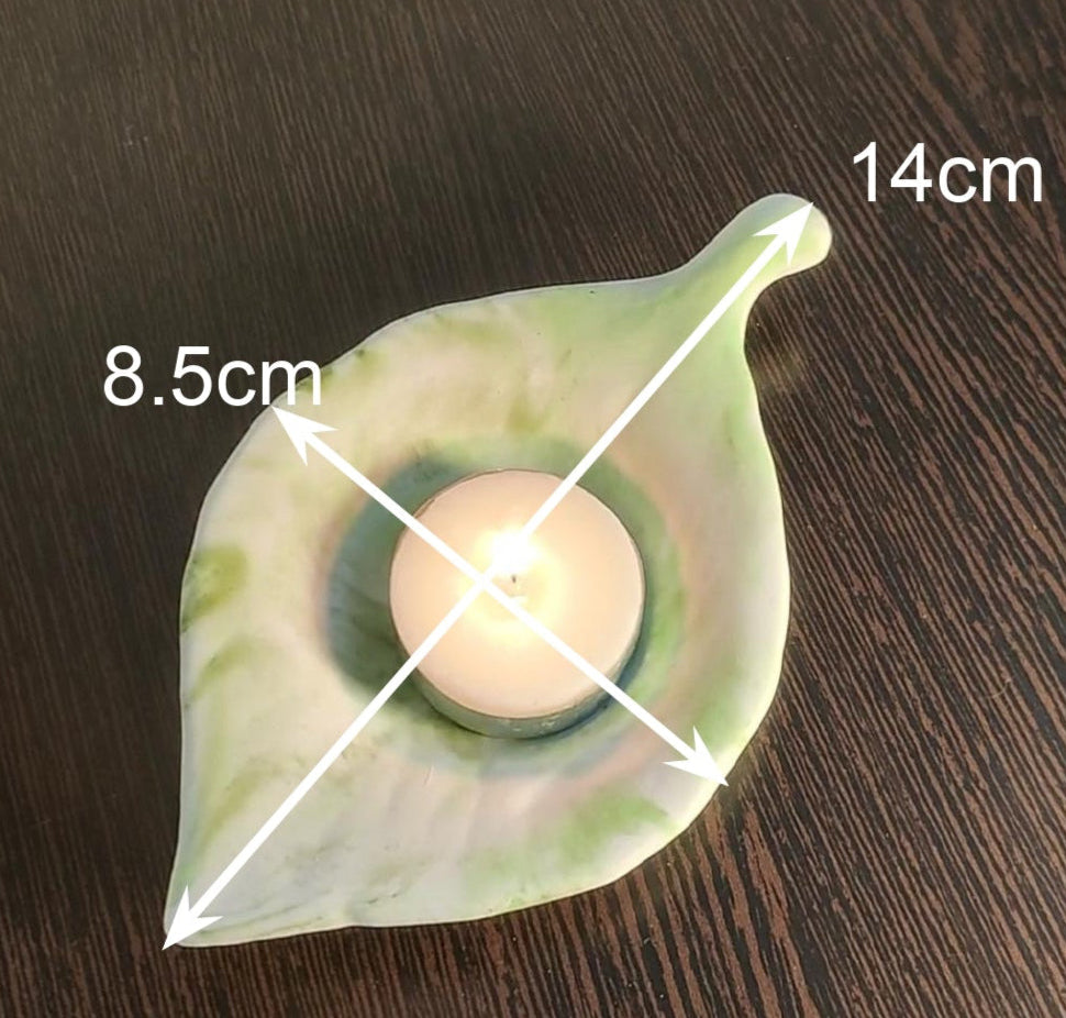 paan leaf tealight mould