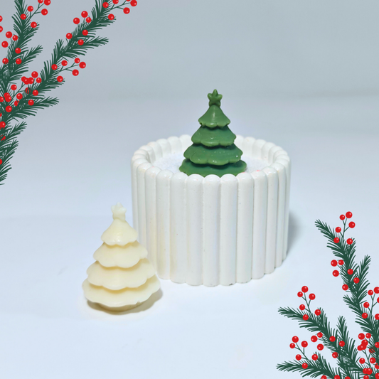 Merry Tree Candle Topper Mold (S)