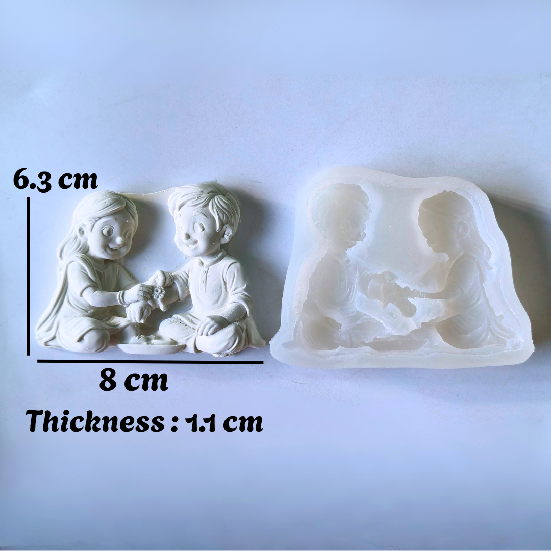Brother Sister Rakhi Mold
