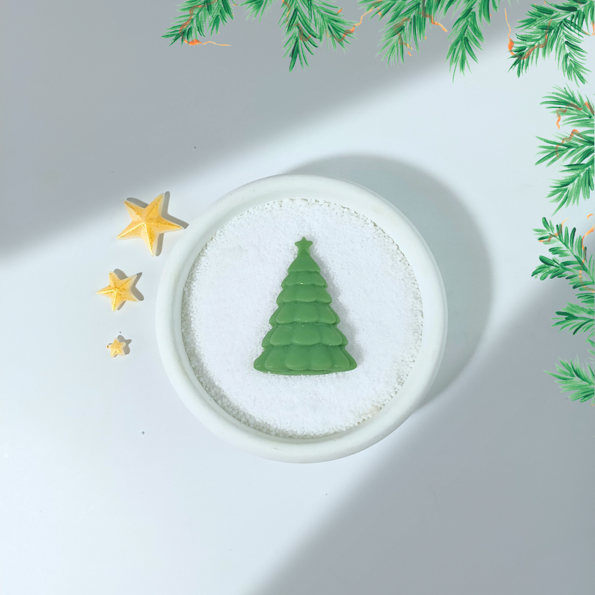 Star Tree Candle Topper Mold