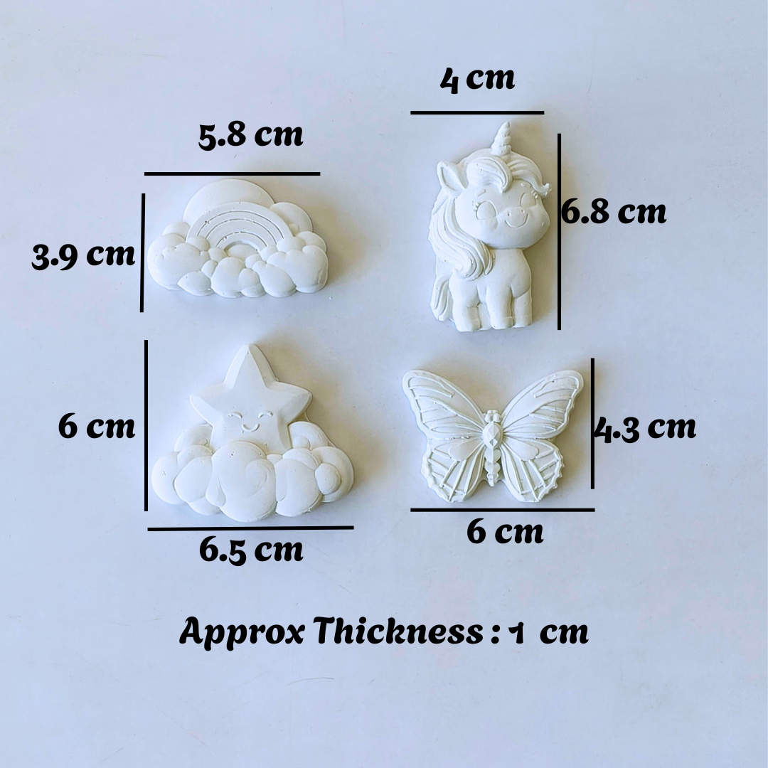 Unicorn Theme Mold (Kids Paint Kit)