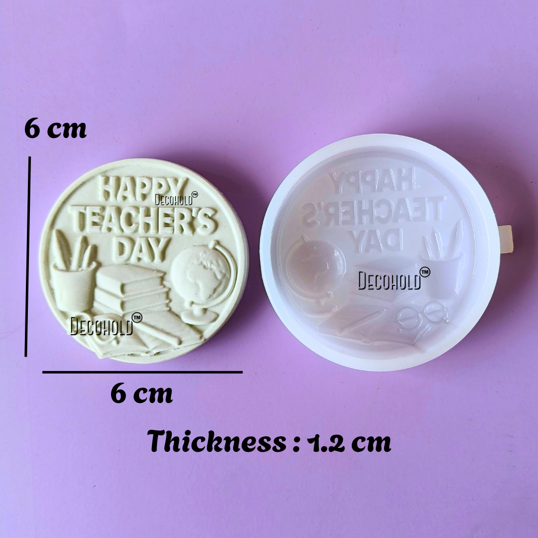 Happy Teacher's Day Silicone Mold