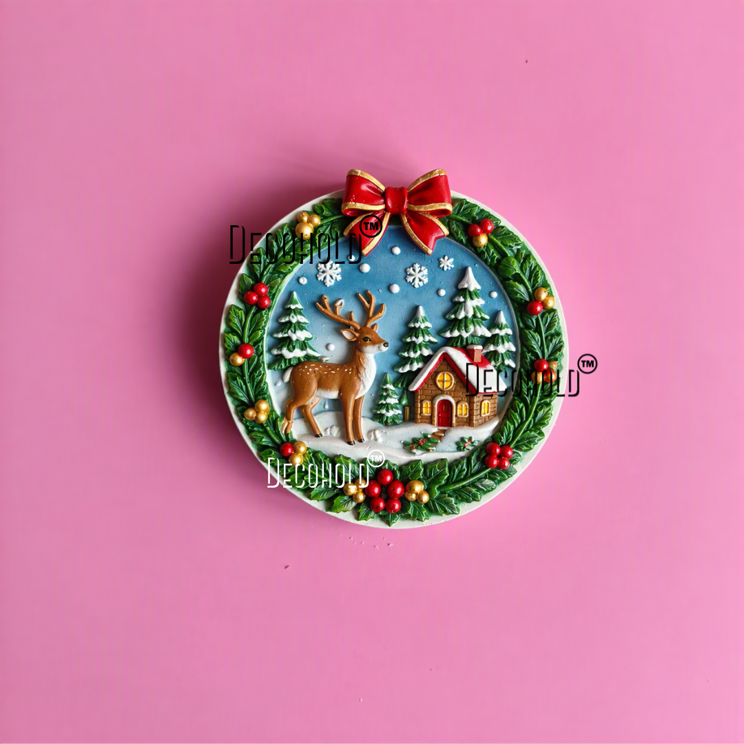 Reindeer Charm Candle Silicone Mold