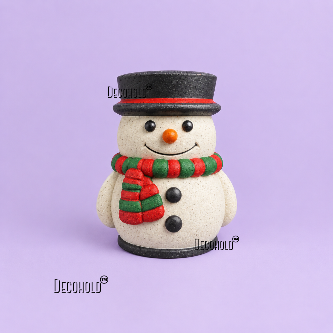 Snowman Jar Silicone Mold
