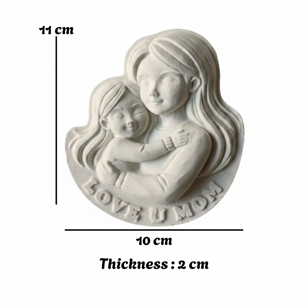 Mother Daughter Love Mold (Kids Paint Kit)
