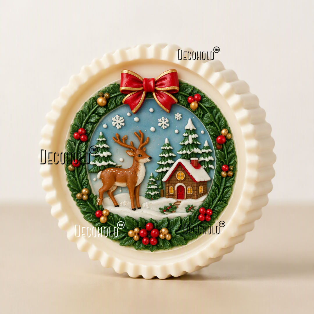 Reindeer Charm Candle Silicone Mold