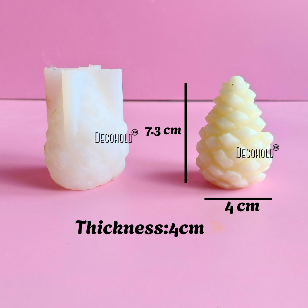 Pinecone Candle Silicone Mold