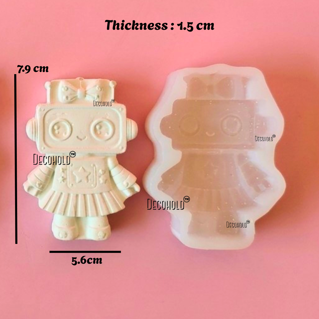 Girl Robo Silicone Mold