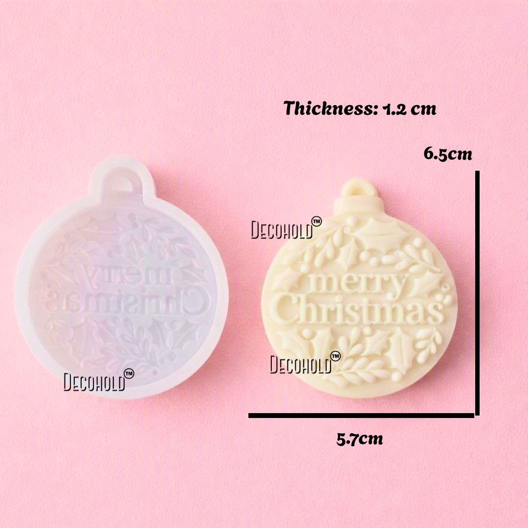 Round Merry Wax Sachet Mold