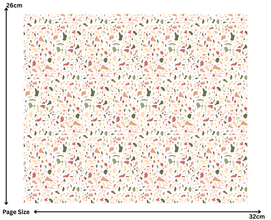 Terrazzo (1 Sheet: Water Transfer Sticker)