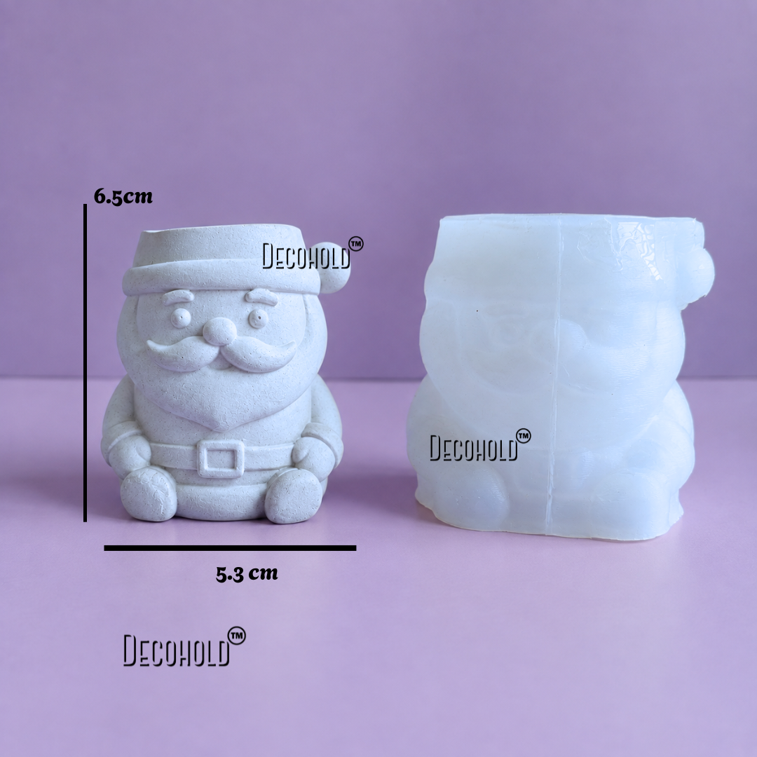Santa Jar Silicone Mold