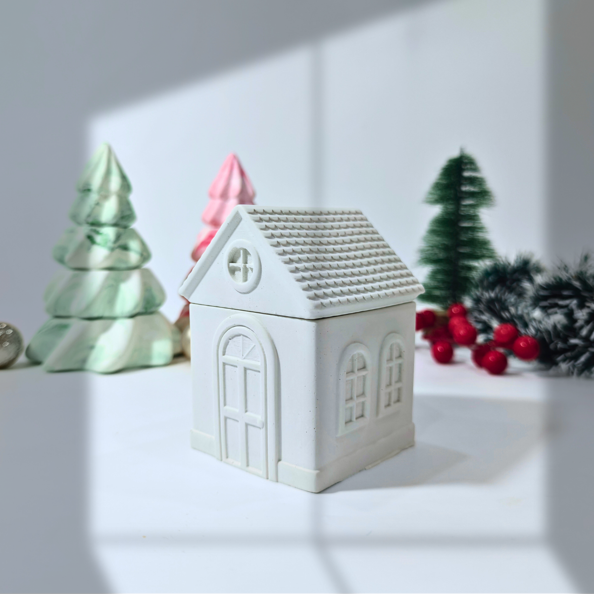 Holiday Home Jar Mold