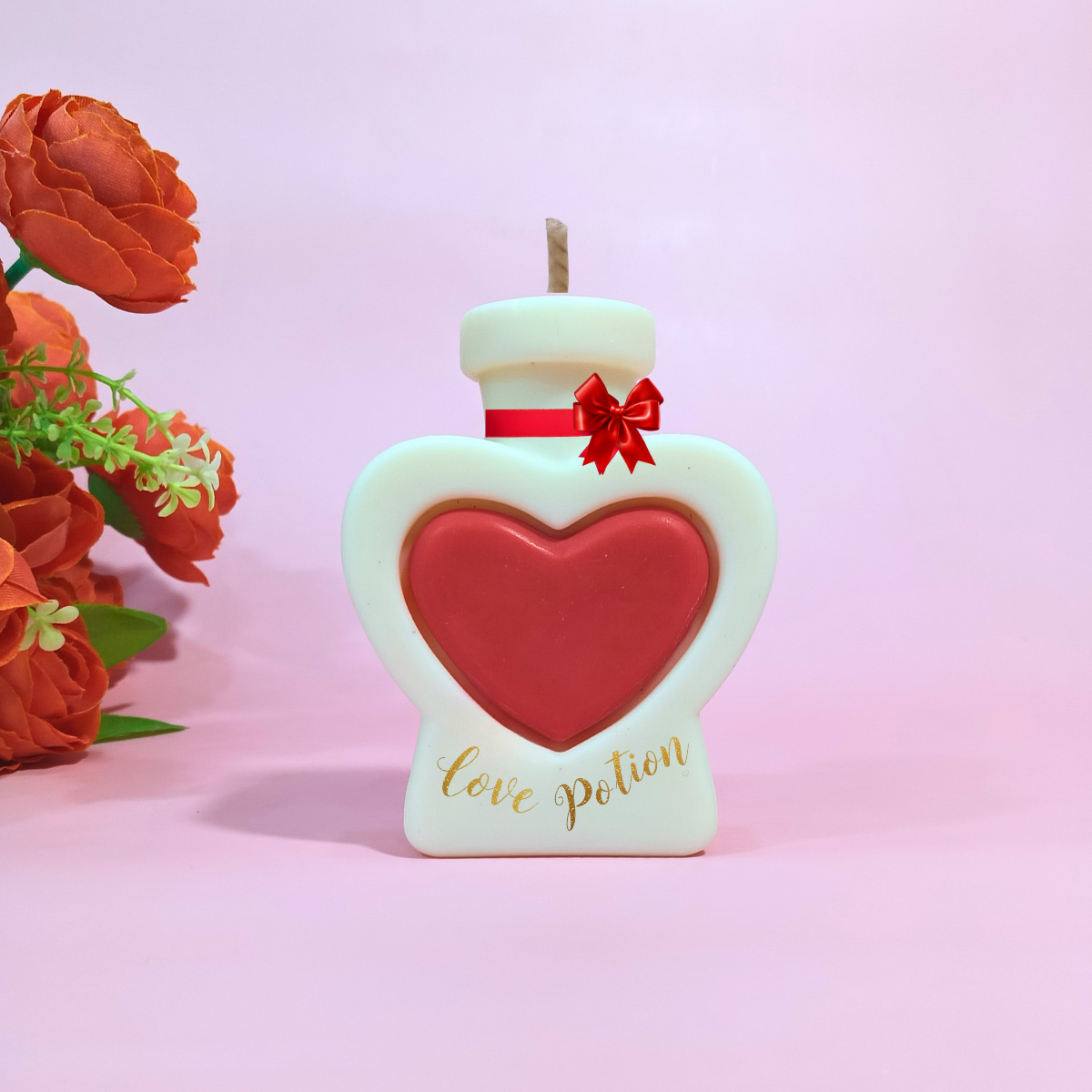 Love Potion Bottle Candle Mold