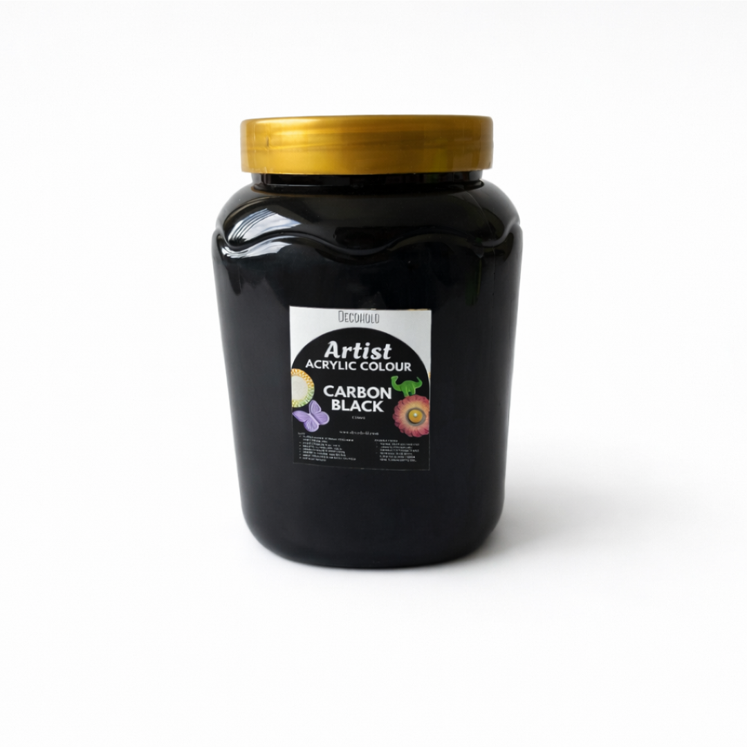 Carbon Black Acrylic Colour